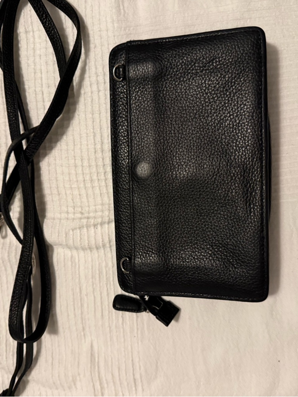 Brighton Black Studded Crossbody Wallet - Picture 5 of 7